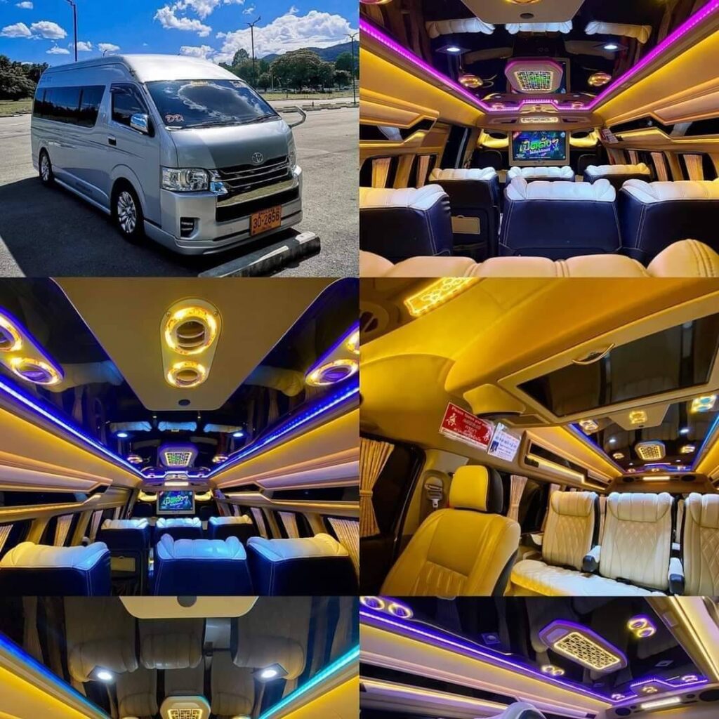 ภายในรถ Toyota Commuter 1